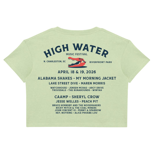 Flower Lineup Crop Tee