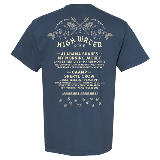 Mermaid Lineup Tee - Midnight