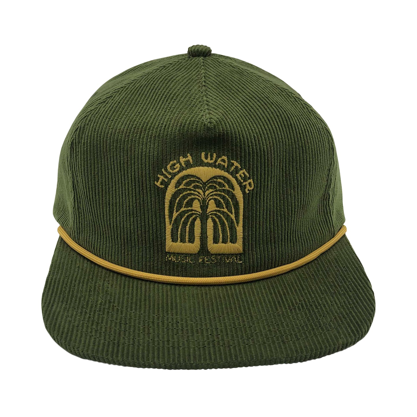 Moss Tree Corduroy Rope Hat