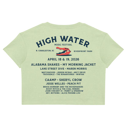 Flower Lineup Crop Tee