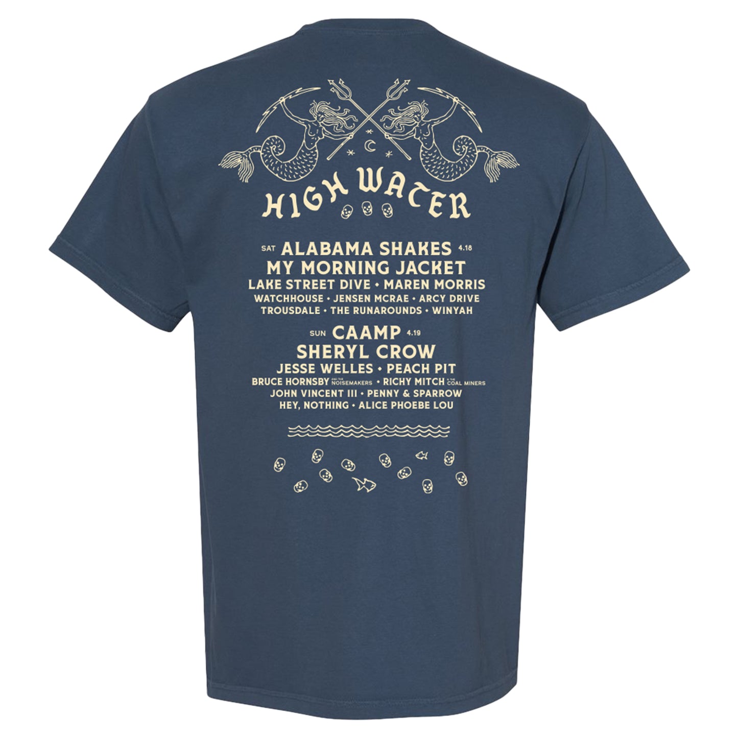 Mermaid Lineup Tee - Midnight