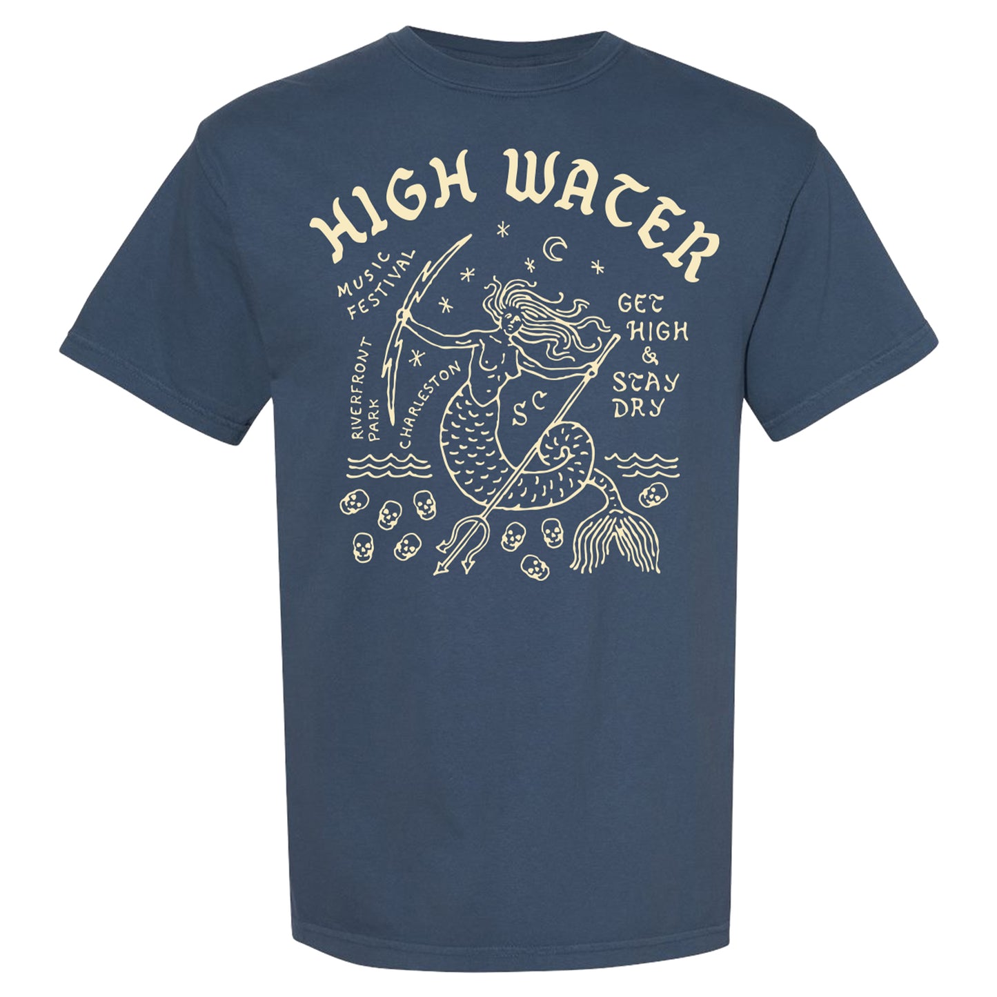 Mermaid Lineup Tee - Midnight