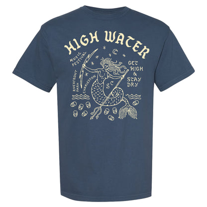 Mermaid Lineup Tee - Midnight