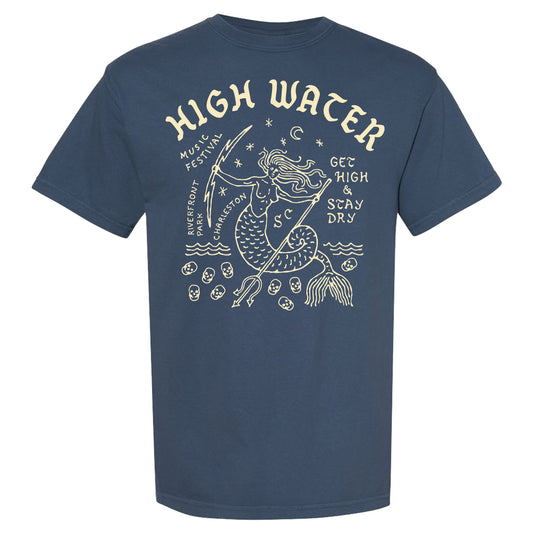 Mermaid Lineup Tee - Midnight